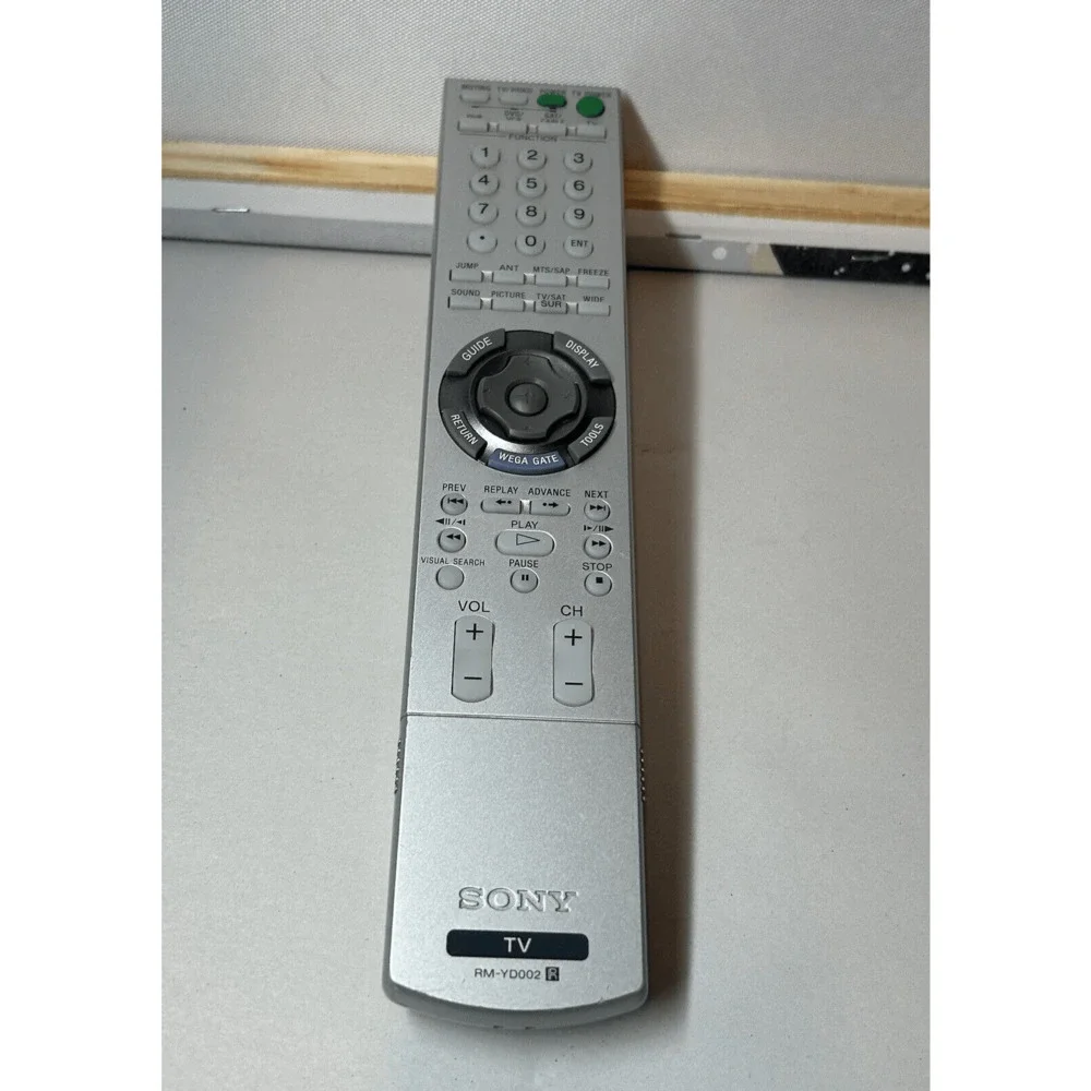Sony Television Replacement Universal Silver Remote Control Model RM-Yd002